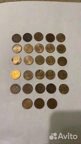 Монеты Тайвань 1 доллар разных годов выпуска