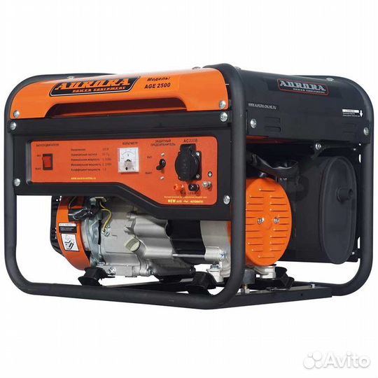 Генератор бензиновый aurora AGE 2500