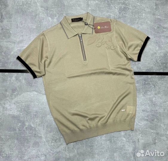 Мужские поло loro piano (premium)