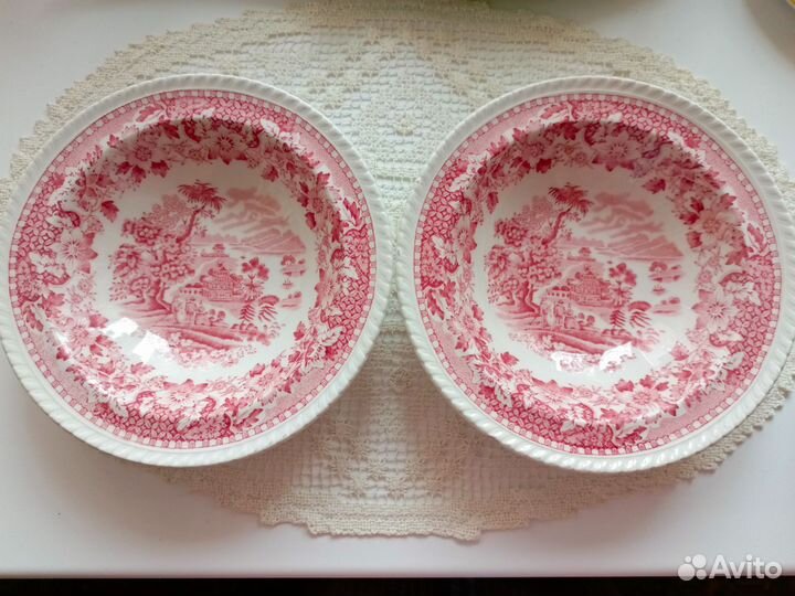 Две тарелки винтаж Англия