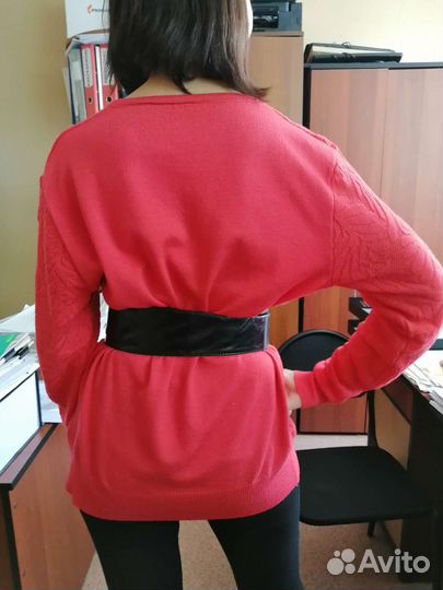 Пояс кушак из натуральной кожи