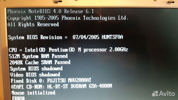 Ноутбук LG на з/части