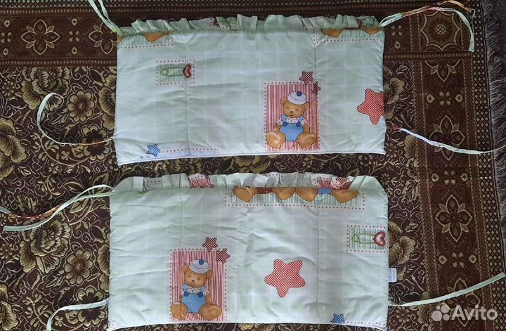 Бортики и балдахин в кроватку