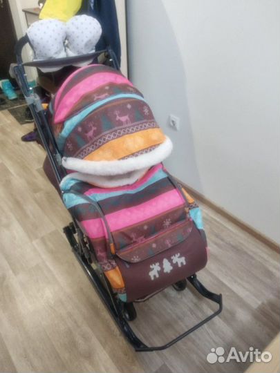 Коляска санки