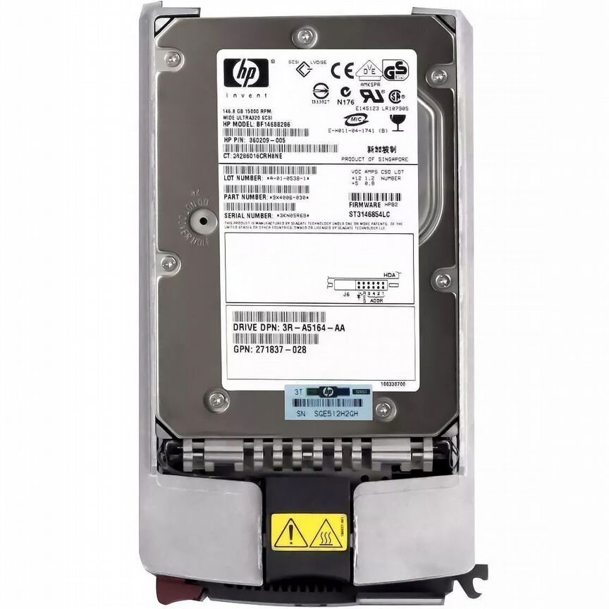 [360209-005] Жесткий Диск Hp Bf14688286 146,8gb U320scsi 3.5" 360209-005