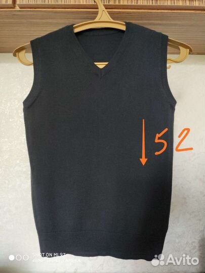 Жилеты школьные для мальчика, р.140-164