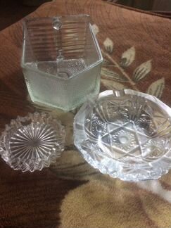 Пепельница хрустальная СССР