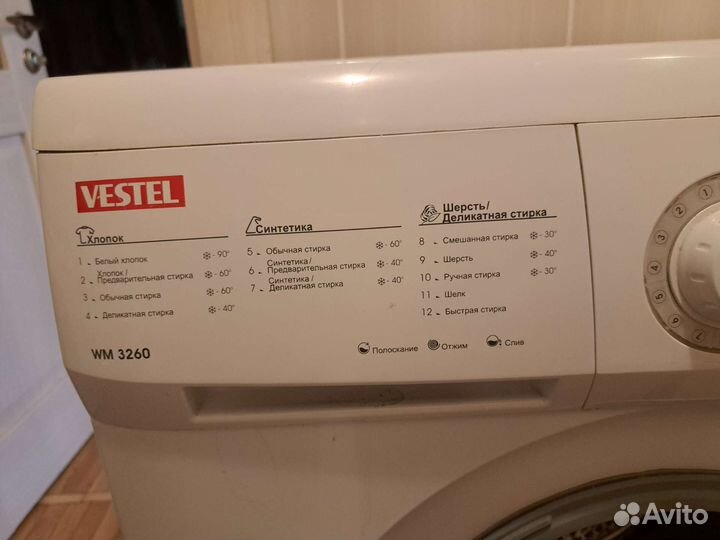 Стиральная машина vestel WM 3260