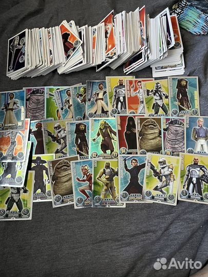 Карточки star wars topps force attax