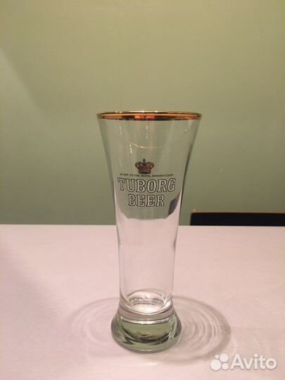 Комплект 7 шт. Стаканы для пива Tuborg beer набор