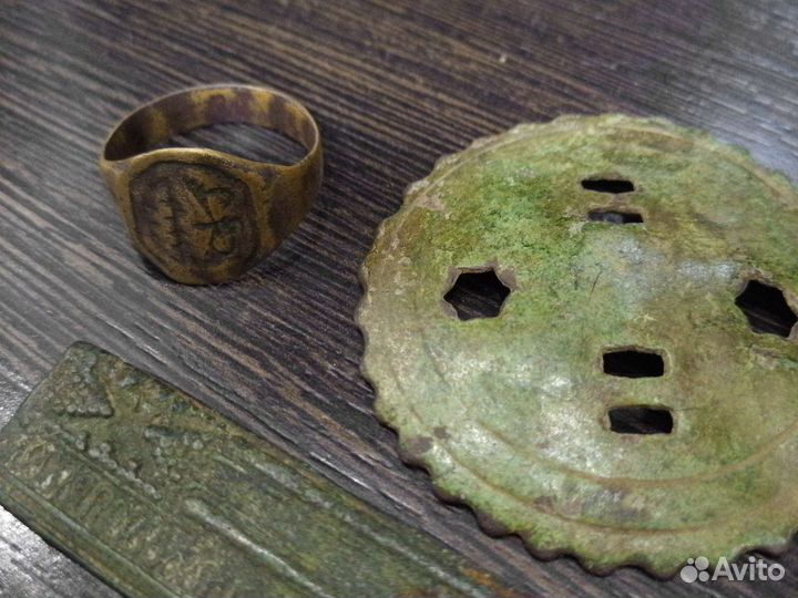 Перстень (кольцо, печатка), пряжка антикварная