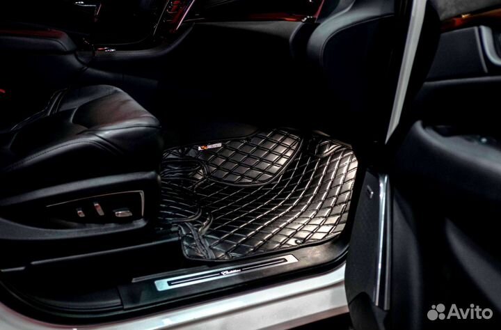 Ковры в салон для Cadillac Escalade 2020г