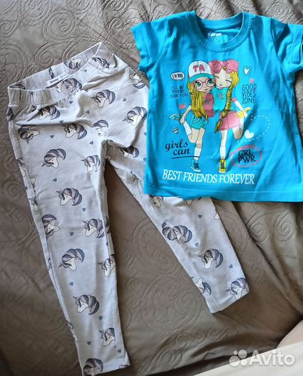 Вещи на девочку 3-4 года пакетом