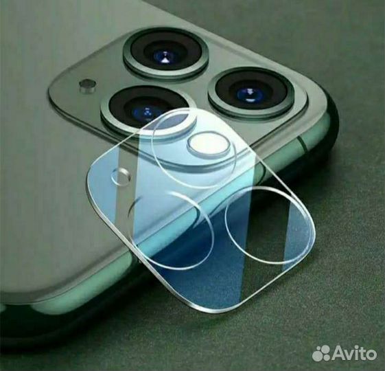 Защитное стекло для камеры на iPhone 11 Pro