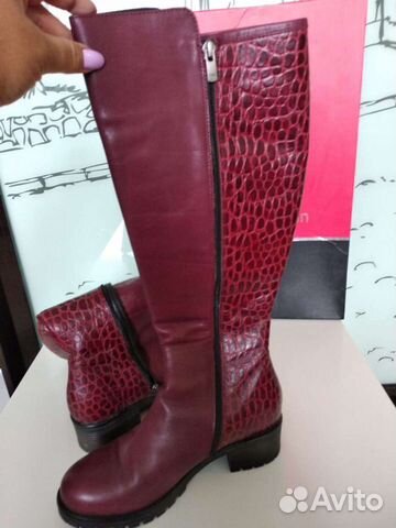 Сапоги женские натуральная кожа