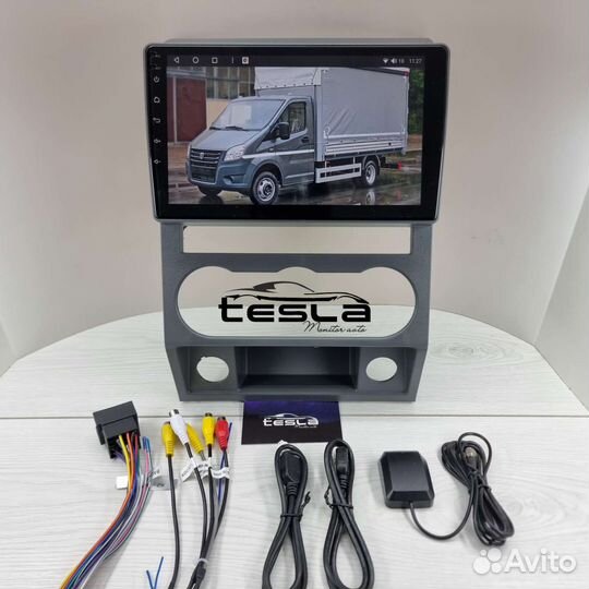 Магнитола на GAZelle Next 9 дюймов android 10