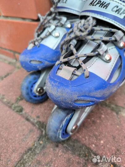 Роликовые коньки детские раздвижные