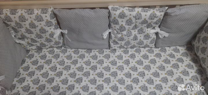 Бортики в кроватку новые