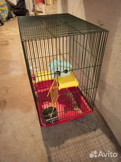 Клетка для попугая(40*40*30)