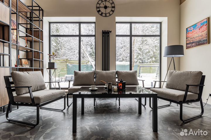 Лаунж-зона felix на алюминиевом каркасе