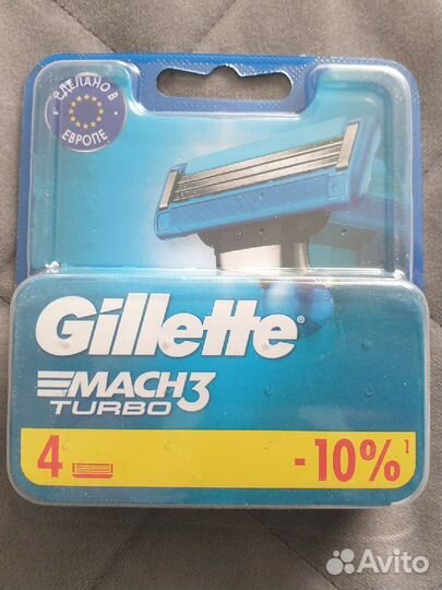 Смотри описание кассеты Gillette Mach3 Turbo, 4 шт