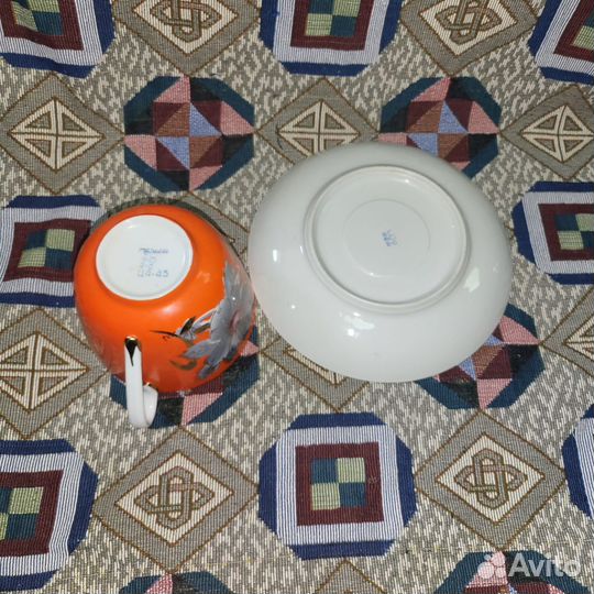 Чайная пара гигант Мальва СССР