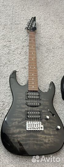 Электрогитара ibanez gio GRX70QA с комбиком бу