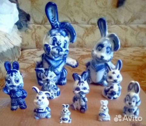 Авторская гжель одним лотом