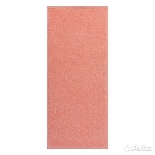 Полотенце махровое Радуга,70х130 см, цвет персик