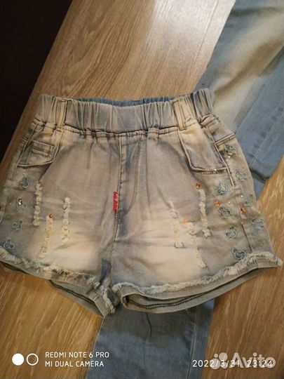 Джинсы,Шорты для девочки 152
