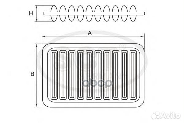 Фильтр возд. SCT SB 3250 Toyota SB3250 SCT