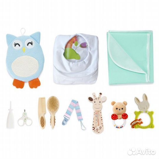 Подарочный набор для новорожденного 10 предметов