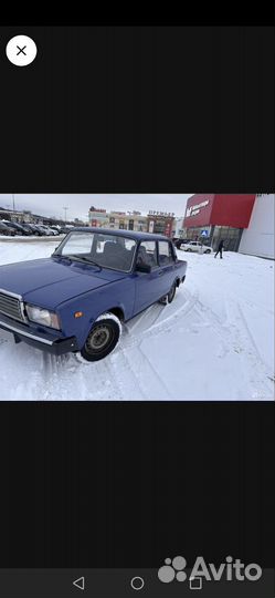 ВАЗ 2107 1.6 МТ, 2006, 66 000 км