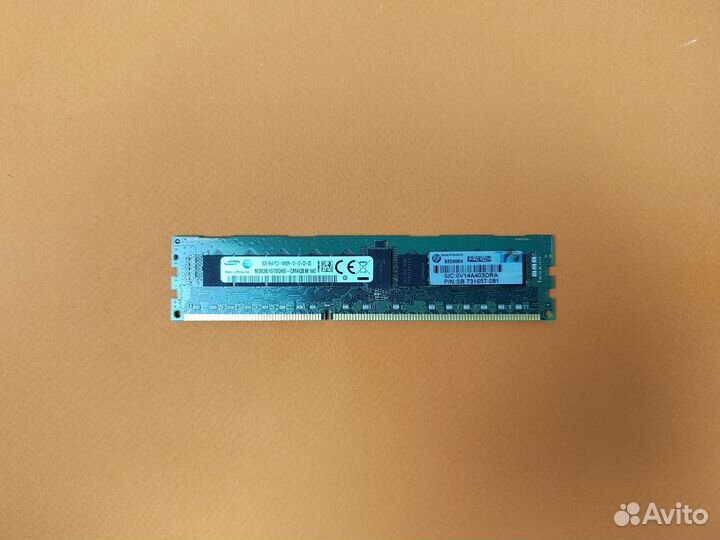 Серверная DDR3 8GB 1866 MHz ECC REG samsung 1Rx4