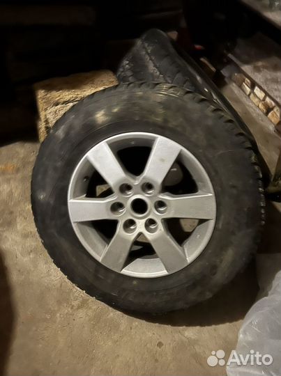 Колеса митсубиси паджеро 4 с зимней резиной