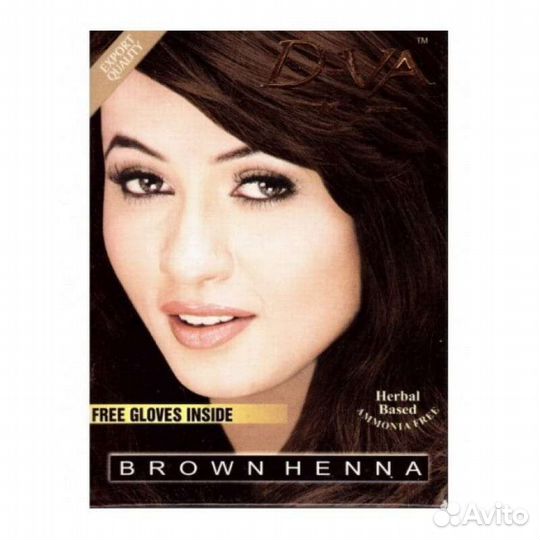 Краска для волос D-VA brown henna