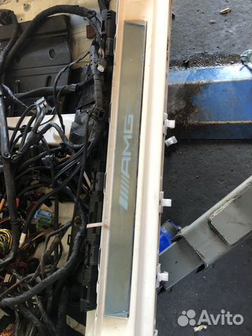 Пороги с подсветкой Mercedes CLS c218 w212