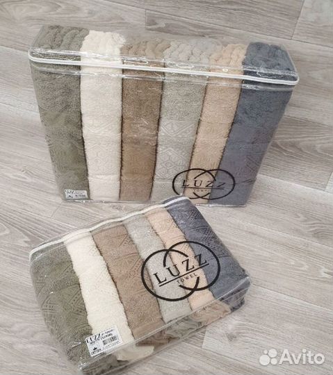 Набор полотенец банных и лицевых Турция Luzz