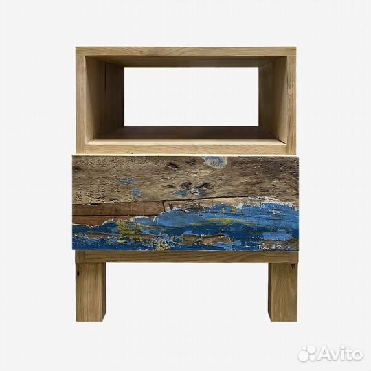 Прикроватная тумба длина 42 см массив тика и дуба