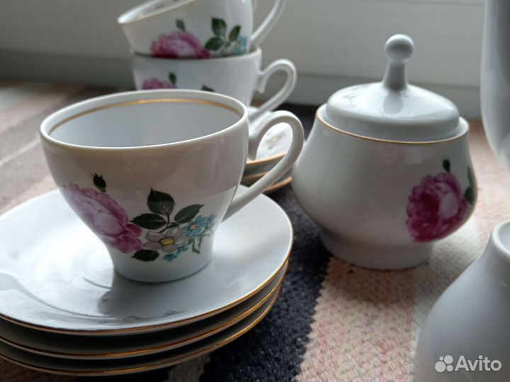 Кофейный сервиз /фарфор Кахла ГДР