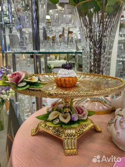 Блюдо круглое «Rosaperla» 26см. Италия