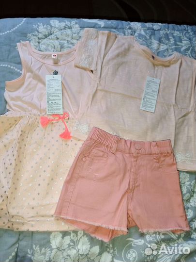 Вещи на девочку 3 шт за одну цену 98 см новые
