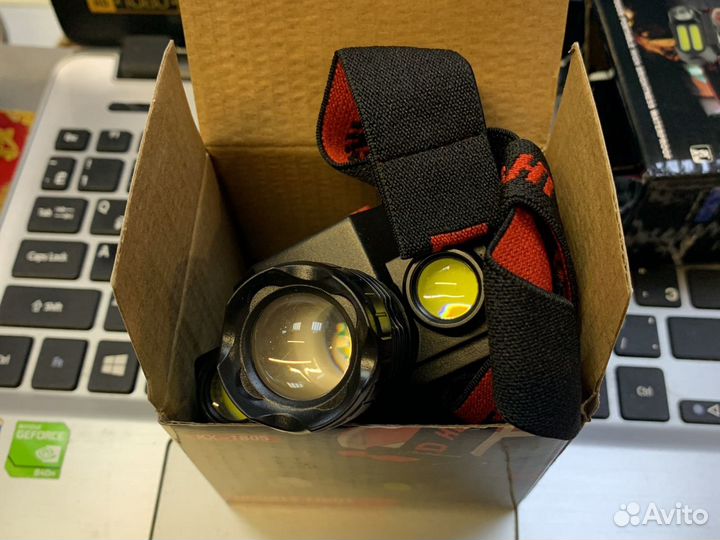 Налобные, настольные, ручные фонарики на аккумулят