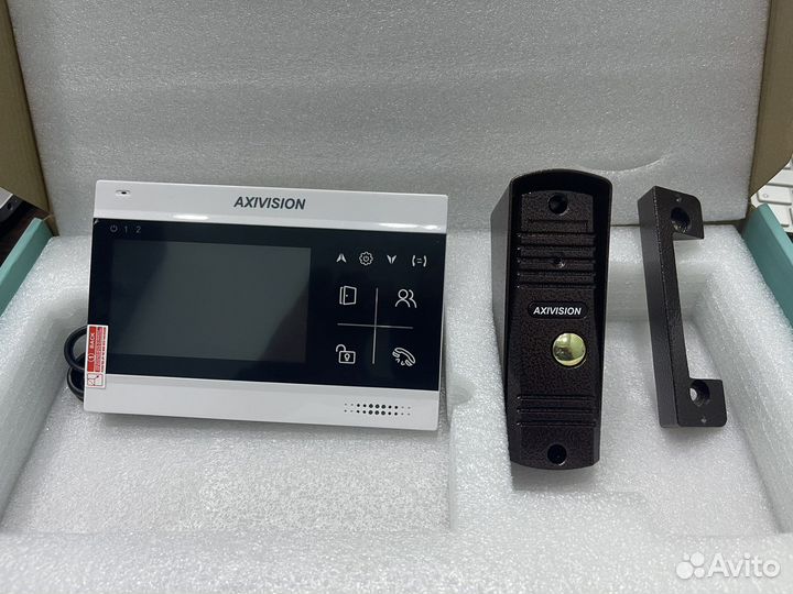 Комплект видеодомофон + вызывная панель 4.3 дюйма