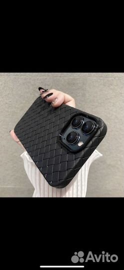 Чехол на iPhone 13 pro кожаный