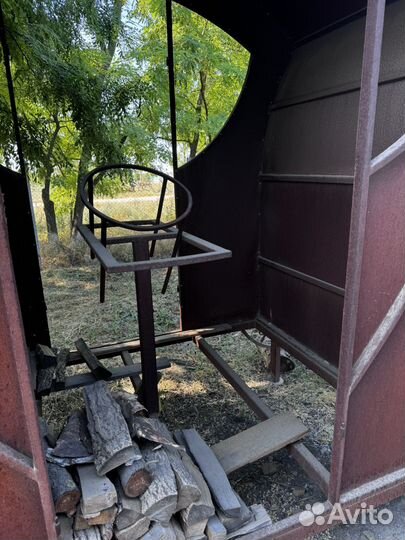 Телега садовая декоративная