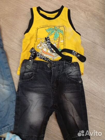 Пакет вещей на мальчика р.74-86