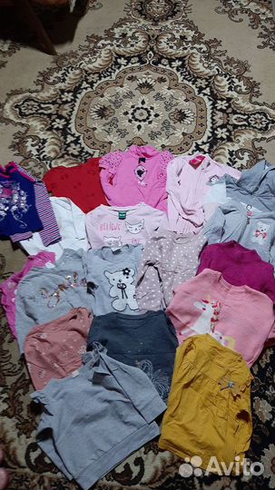 Детская одежда для девочек 86 92 пакетом