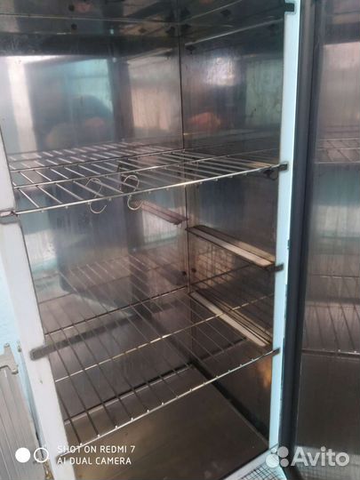 Новый коптильный шкаф из нержавейки в комплекте