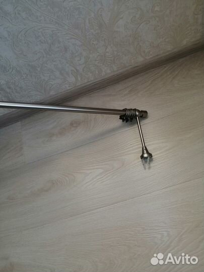 Карниз для штор настенный металлический 162 см